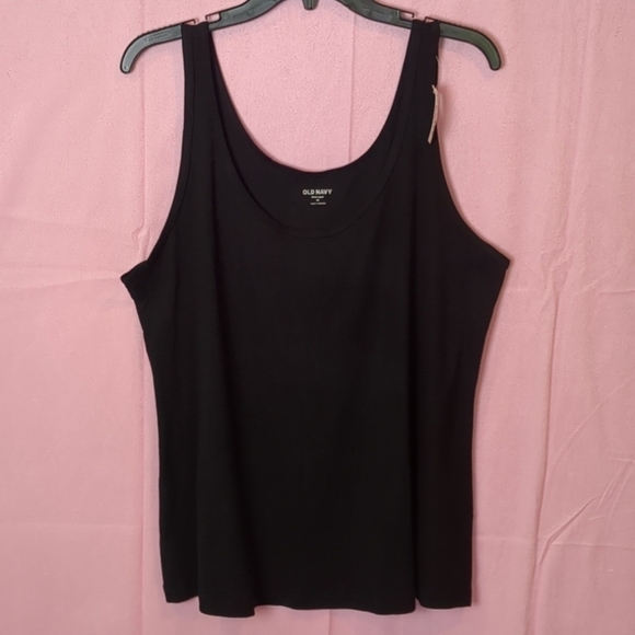 Old Navy Tops - Old Navy First Layer Ribbed Scoop Neck Basic Tank Top in Black size 2X